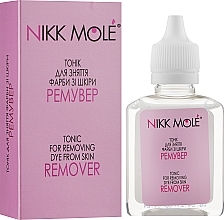 Color Stain Removing Tonic - Nikk Mole Tonic For Removing Dye From Skin — photo N8