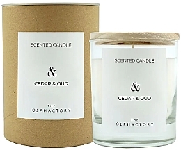 Cedar & Oud Scented Candle - Ambientair The Olphactory Craft Cedar & Oud Candle — photo N1