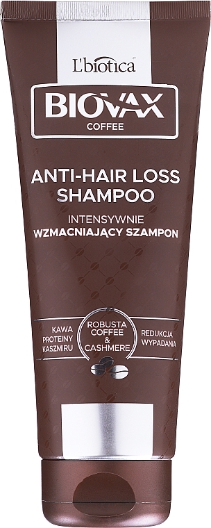 Coffee Proteins Hair Shampoo - L'biotica Biovax Glamour Coffee Proteins Shampoo — photo N1