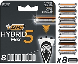 Flex 5 Hybrid Shaving Cartridges, 8 pcs - Bic — photo N3