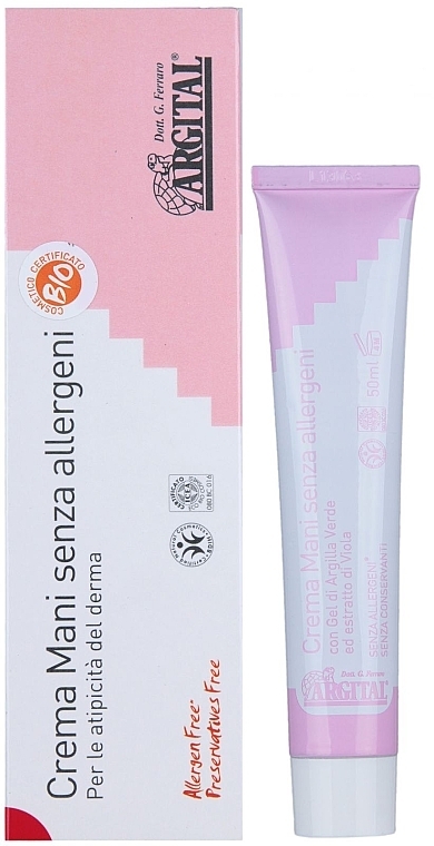 Allergen-Free Violet Hand Cream - Argital Allergen-free Violet hand cream — photo N1