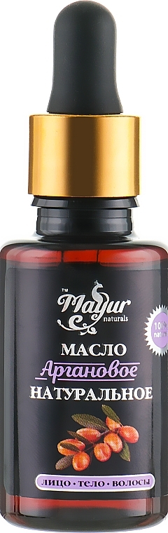 Hair & Skin Gift Set "Macadamia & Argan" - Mayur (oil/30 ml + oil/50 ml) — photo N15