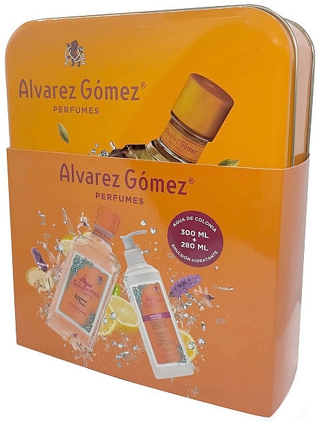 Alvarez Gomez Agua de Colonia Concentrada Eau D'Orange - Set (edc/300ml + b/emuls/280ml) — photo N2