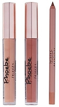 Set - Makeup Revolution X Friends Phoebe Lip Kit (lip/pen/1g + lip/gloss/2x3ml) — photo N9