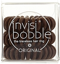 Hair Ring, 3 pcs - Invisibobble Original Pretzel Brown — photo N4