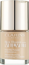 Fragrances, Perfumes, Cosmetics Foundation - Clarins Skin Illusion Velvet