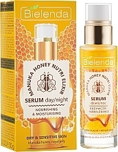 Fragrances, Perfumes, Cosmetics Nourishing Moisturising Face Serum - Bielenda Manuka Honey Nutri Elixir Serum