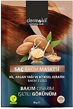 Fragrances, Perfumes, Cosmetics Argan Oil Hair Mask - Dermokil Argan And Herbal Keratan Natural Hair Mask