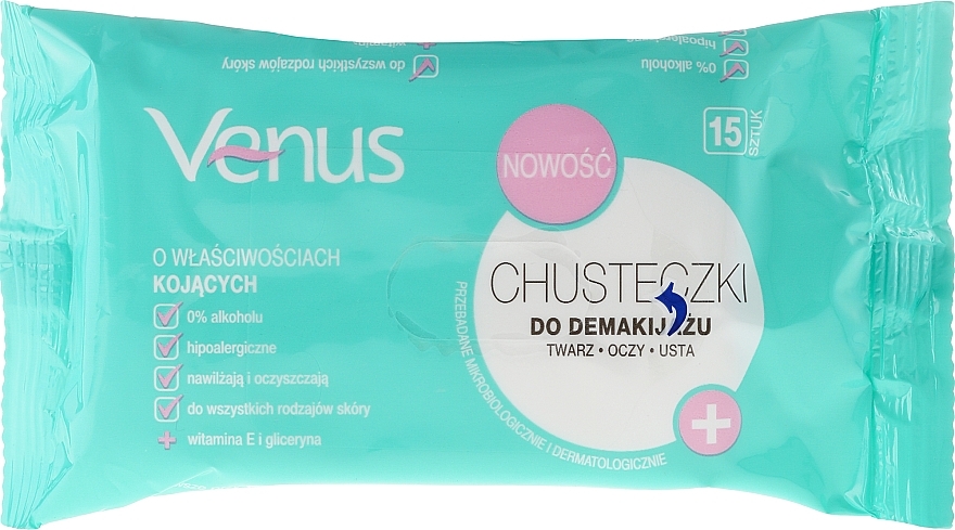 Makeup Remover Wipes - Venus — photo N1