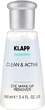 Eye Makeup Remover - Klapp Clean & Active Eye Make-up Remover — photo N2