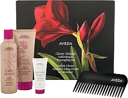 Fragrances, Perfumes, Cosmetics Set - Aveda Cherry Almond (sh/250ml + cond/200ml + h/cr/40ml + brush) (1000 ml)