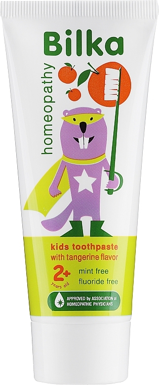 Kids Creamy Toothpaste - Bilka Homeopathy Kids 2+ Organic Toothpaste — photo N1