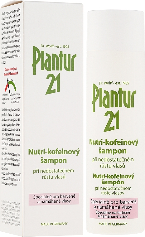 Anti Hair Loss Nutrico-Caffeine Shampoo - Plantur Nutri Coffein Shampoo — photo N1