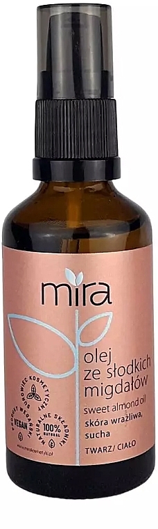 Sweet Almond Oil, refined - Mira — photo N1