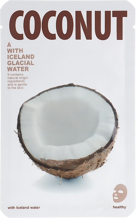 Facial Sheet Shiny Mask "Coconut" - The Iceland Coconut Mask — photo N1