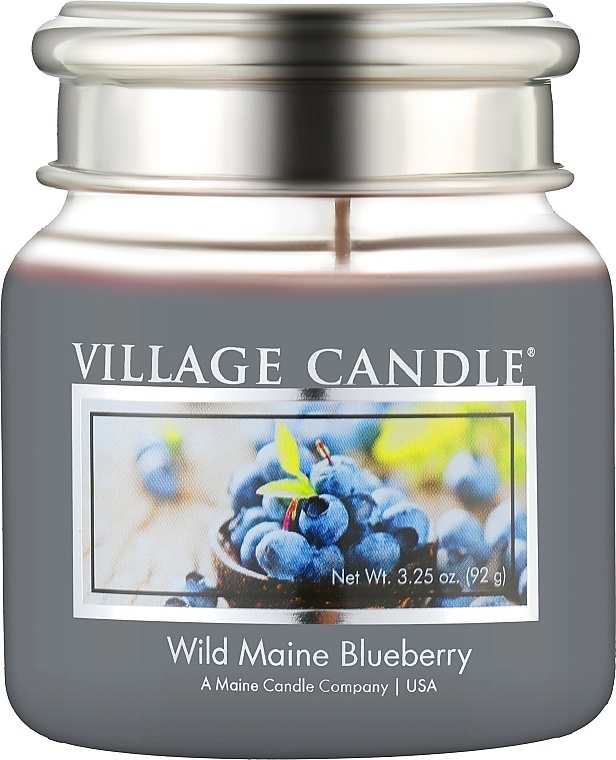 Scented Candle in Jar - Village Candle Wild Maine Blueberry — photo N1