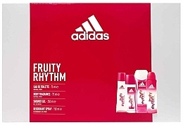 Fragrances, Perfumes, Cosmetics Adidas Fruity Rhythm - Set (edt/75ml+sh/gel/250ml+deo/150ml+spray/75ml)