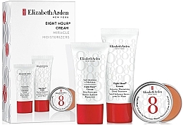 Fragrances, Perfumes, Cosmetics Set - Elizabeth Arden Eight Hour Miracle Moisturizers (lip/cr/13ml + protectant/15ml + h/cr/30ml)