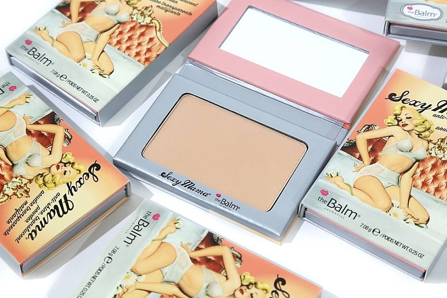 Transparent Mattifying Powder - TheBalm Sexy Mama Anti-Shine Powder — photo N3