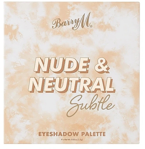 Eyeshadow Palette - Barry M Nude & Neutral Eyeshadow Palette — photo N1