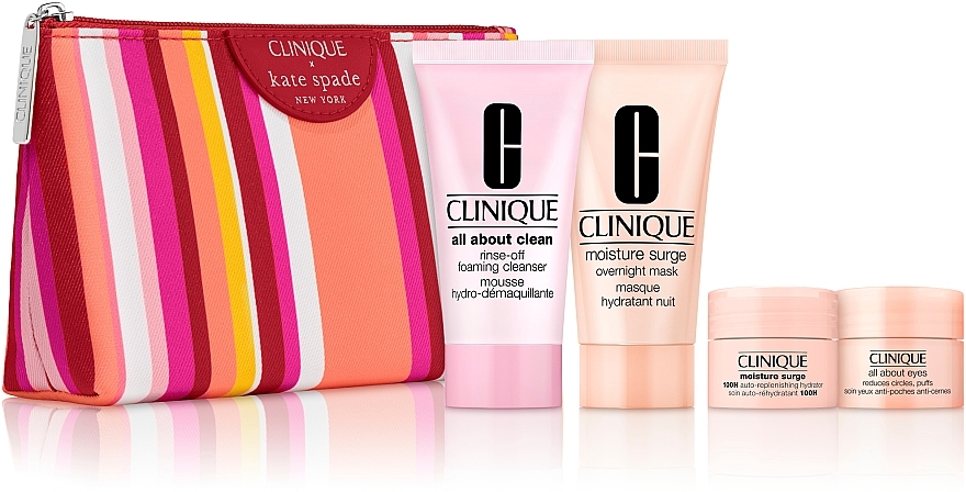 GIFT! Set - Clinique Moisture 4CC (foam/30ml + mask/30ml + f/gel/5ml + eye/cr/5ml + bag) — photo N1