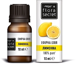 Fragrances, Perfumes, Cosmetics Lemon Essential Oil - Flora Secret