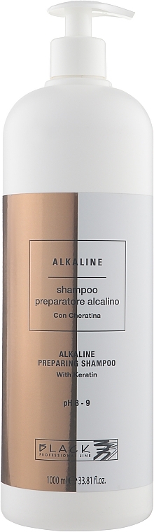 Alkaline Shampoo with Keratin - Black Professional Line Alkaline Alcalino Preparing Shampoo With Keratin — photo N1