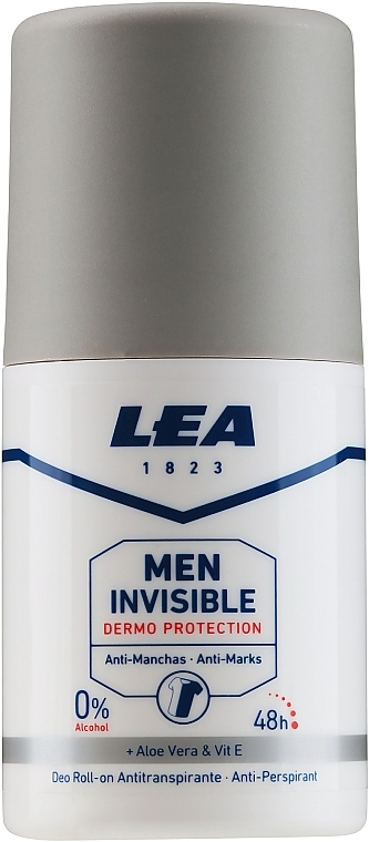 Roll-On Deodorant - Lea Men Invisible Antyperspirant Roll-On — photo N1