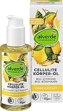 Fragrances, Perfumes, Cosmetics Anti-Cellulite Body Oil 'Lemon & Rosemary' - Alverde