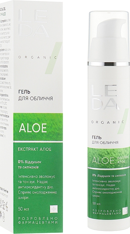 Aloe Facial Gel - Leda Aloe Facial Gel — photo N2