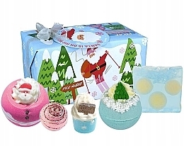 Set, 5 products - Bomb Cosmetics Santa's Coming Bath Gift Set — photo N1