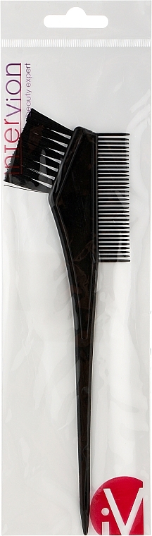 Hair Coloring Brush with Comb - Inter-Vion — photo N1