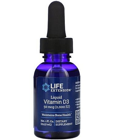 Vitamin D3 Liquid - Life Extension Liquid Vitamin D3 — photo N1