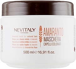 Colored Hair Mask with Amaranth Extract - Nevitaly — photo N3