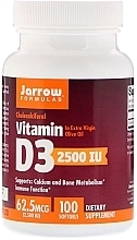 Cholecalciferol Vitamin D3 - Jarrow Formulas Cholecalciferol Vitamin D3 2500 IU — photo N1