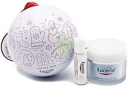 Fragrances, Perfumes, Cosmetics Set - Eucerin Xmas Pack Aquapor 2018 (cr/50ml + lip/balm/4.5g)