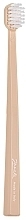 Medium Hard Toothbrush, Pastel Apricot - Janeke Orange Pastel Toothbrush — photo N1