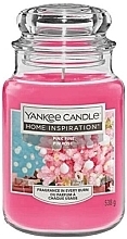 Scented Candle in Jar - Yankee Candle Home Inspiration Pink Pine — photo N2