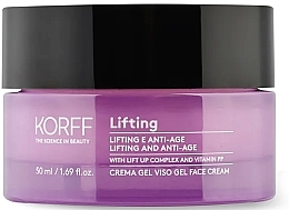 Fragrances, Perfumes, Cosmetics Face Gel Cream for Normal Skin - Korff Lifting Face Gel Cream