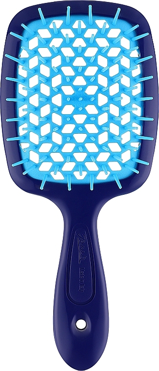 Hair Brush 86SP234 VIT, purple and blue - Janeke Small Superbrush — photo N1