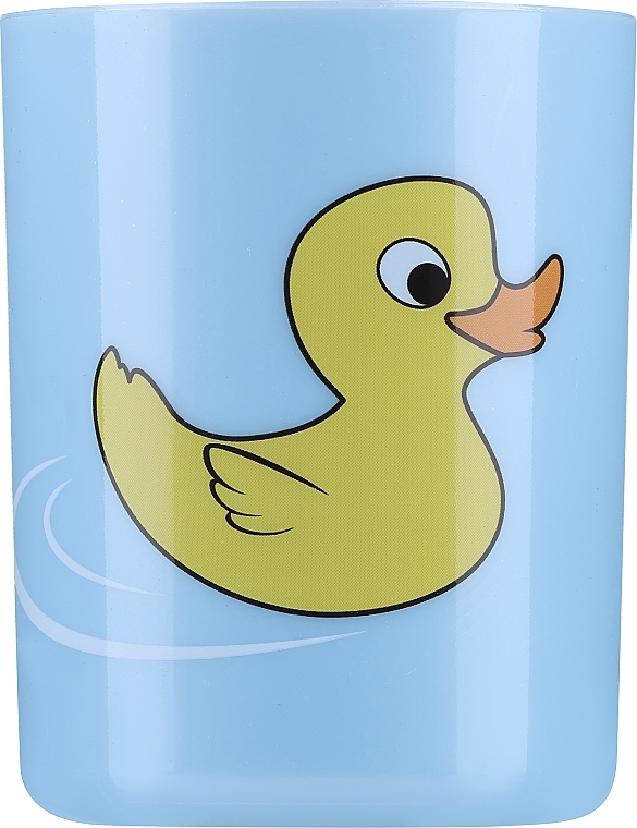 Kids Toothbrush Cup, 6022, blue with duck - Donegal — photo N1