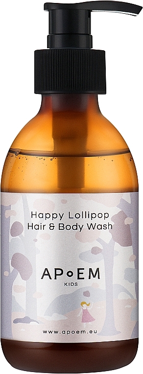 Shower Gel - APoEM Happy Hair & Body Wash 2-in-1 Shampoo & Shower Gel — photo N1