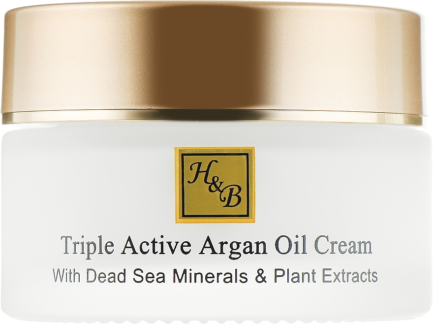 Active Face Cream with Argan Oil - Health And Beauty Triple Active Argan Oil Cream — photo N2