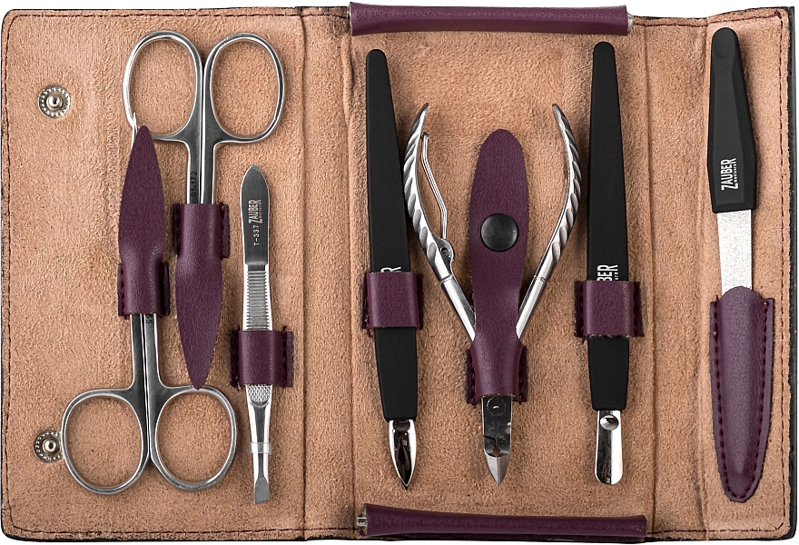 Manicure Kit, 7 tools, MS-909 - Zauber — photo N2