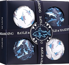 Bath Set - Baylis & Harding Shark 4 Bath Fizzer Set (b/fizzer/4x30g) — photo N5