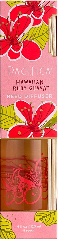 Pacifica Hawaiian Ruby Guava Reed Diffuser - Reed Diffuser — photo N2