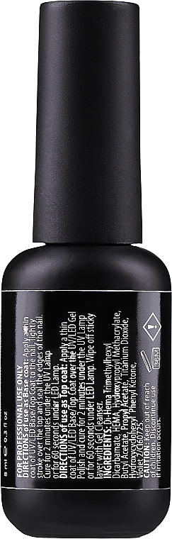 Titanium Base & Top Coat 2in1 - PNB UV/LED Titanium Base Top Coat 2In1 — photo N4