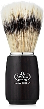 Shaving Brush, 11712, black - Omega — photo N1