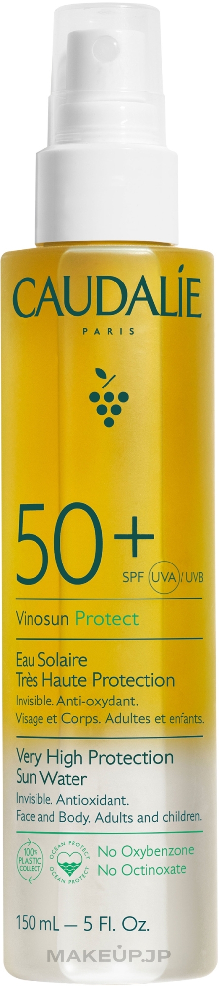 Sun Water SPF50+ - Caudalie Very High Protection Sun Water SPF50+ — photo 150 ml