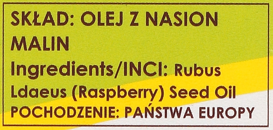 Natural Raspberry Seed Oil - Etja Natural Raspberry Seed Oil — photo N4